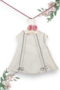 Jesusito piqué blanco fiesta infantil