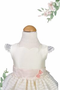 vestido crudo fajin salmon